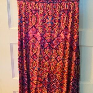 Cynthia Rowley Pink and Orange Multi Colored Maxi Skirt/Dress